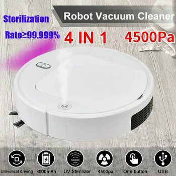 

4-in-1 Intelligent Humidifying Sweeping Robot Vacuum Cleaner Spray Disinfection Sweeping Machine Cleaner Home