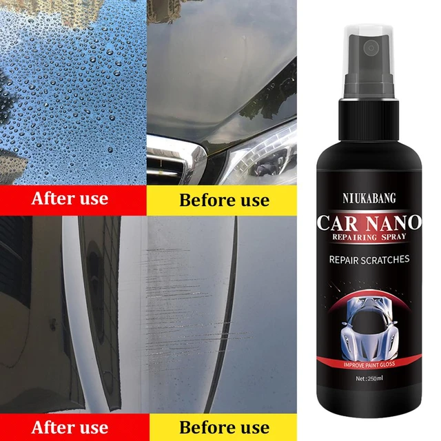 Espray para reparación de arañazos de coche, Nano laca para el cuidado de  la pintura, revestimiento de vidrio pulido, 100ml pulimento para faros de  coches accesorios para vehículos - AliExpress