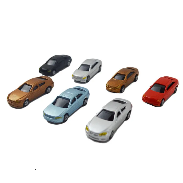 1:200 Масштаб модели игрушечных автомобилей модель из АБС-пластика цветная машина для Diorama модель здания дороги делая Макет Наборы