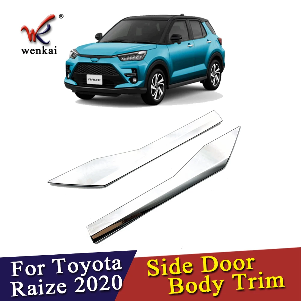 Abs Chrome Side Door Body Trim For Toyota Raize A200a/210a 2020 Car  Decoration Accessories - Chromium Styling - AliExpress