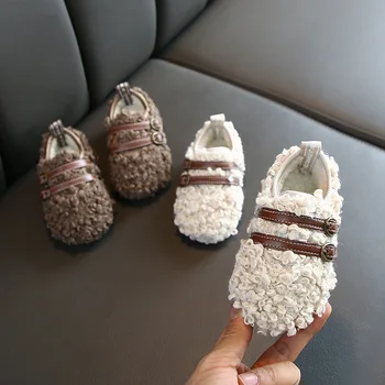 

Winter Girls Casual Princess Cotton Boots Soft Bottom Baby Beanie Shoes Children Shoes Baby Shoes Moccasins