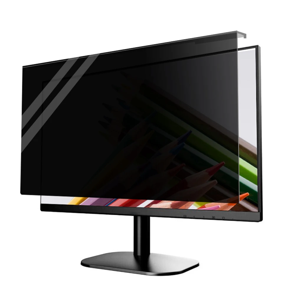 Hanging Privacy Screen Filter Anti UV Film High-transmittance Eye Protection Film for 23-24'' Desktop Monitor