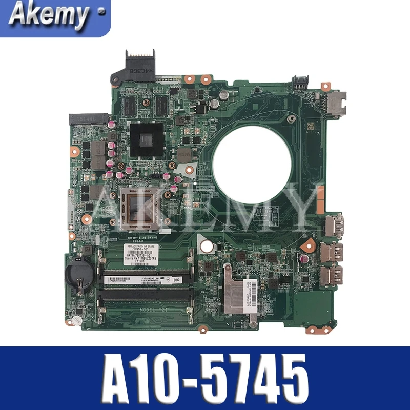 REV: D laptop moederbord voor HP Pavilion 17-F-serie moederbord notbook PC A10-5745 past DAY23AMB6F0 REV: F REV: D laptop moederbord voor HP Pavilion 17-F-serie moederbord notbook PC A10-5745 past DAY23AMB6F0 REV: F