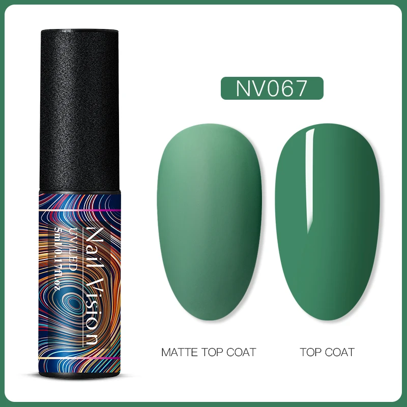 Nail Vision матовый цвет УФ-гель для ногтей 5 мл чистый цвет матовое покрытие требуется Сделай Сам Маникюр замочить от ногтей гель лак - Цвет: HHS06662