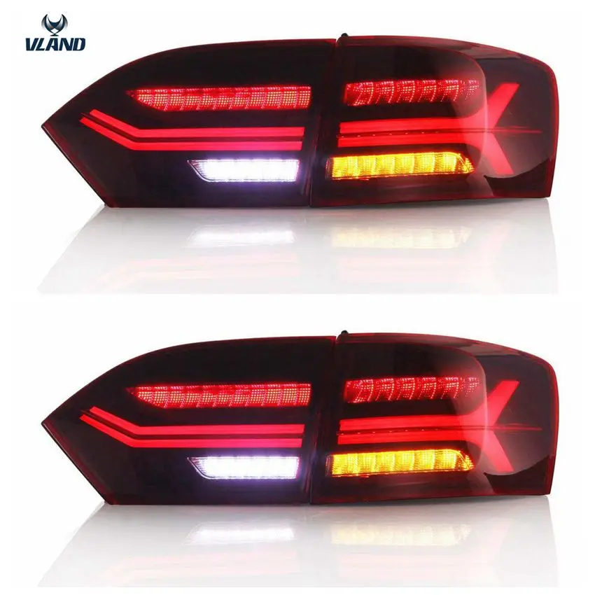 VLAND завод для автомобиля задний фонарь Jetta 2012 2013 2014 2015 Satitar светодиодный с DRL + Plug And