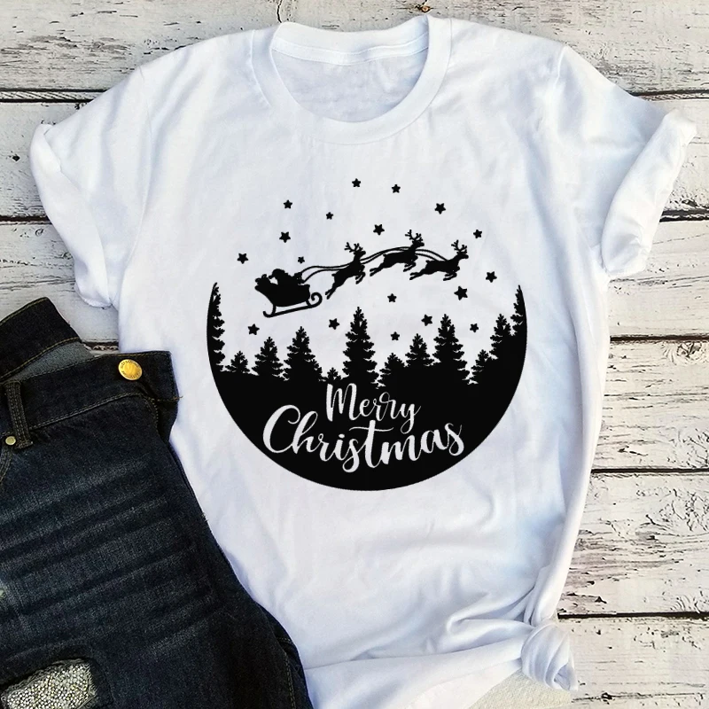 Pretty Merry Christmas Tshirt Holiday 