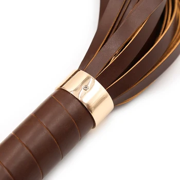 Bondage Flogger Flirting PU Leather Whip Bdsm Spanking Flogger Tassel Bondage Restraints Sex Toys For Couples Woman Adult Games 6