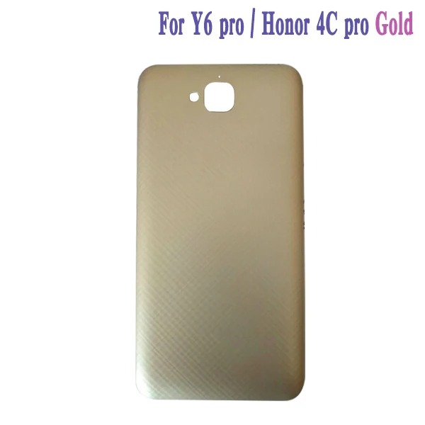 Задняя крышка для huawei Y6 pro/Honor 4C pro TIT-AL00 TIT-U02 L01 корпус крышка батареи дверь задняя крышка Шасси рамка - Цвет: Gold