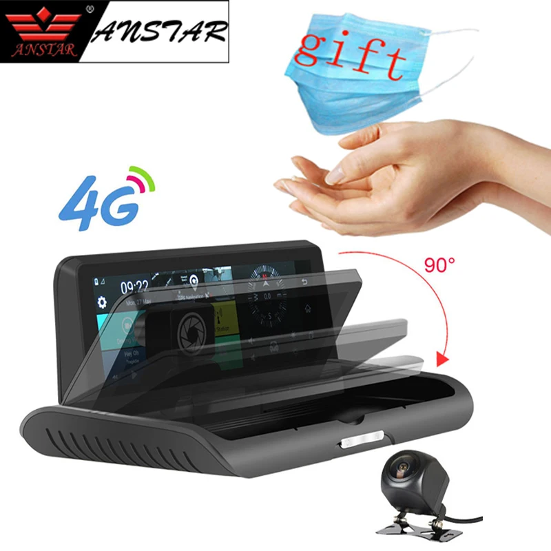 Автомобильный видеорегистратор ANSTAR 4G 8 дюймов HD 1080P|Видеорегистраторы| |
