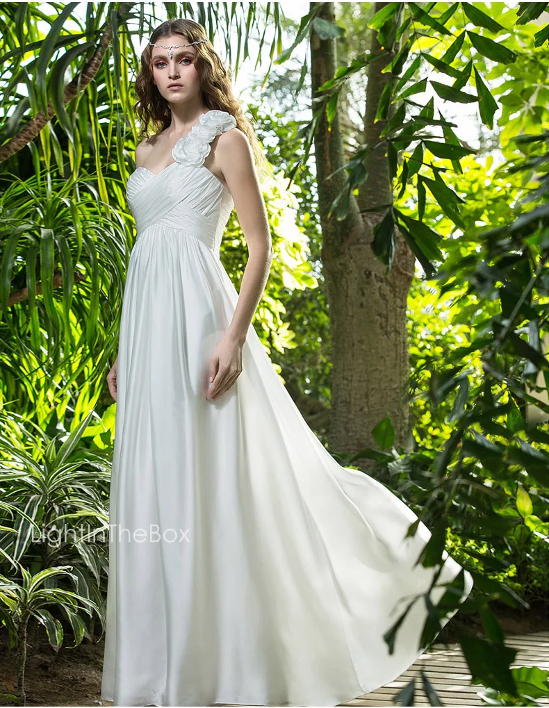 Халат de soiree Милая vestido de festa longo Платье на Одно Плечо с цветочным принтом Формальные Вечерние платья дешевые белые длинные платья для подружек невесты