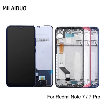 

For Xiaomi Redmi Note 7 / Note 7 Pro LCD Display Touch Screen Digitizer Assembly with Frame LCD Replacement Parts