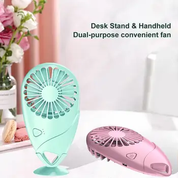 

New Pocket Handheld Fan USB Rechargeable Air Cooler Mini Portable Student Charging Fan Mango-shaped Fan Summer Home