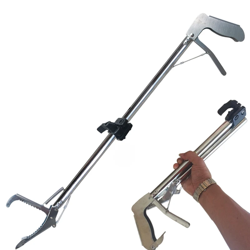 Professional Snake Tong Clip Lock Folding Plier ,Self locking Capture