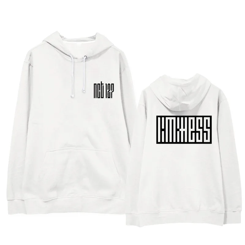 Модный пуловер с принтом Kpop Nct 127 Limitness толстовка капюшоном для фанатов флисовая NCT