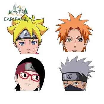 

EARLFAMILY 13cm x 12.5cm for Styles PK Gaara Kakashi Hinata Lee New Decal Vinyl Car Wrap Car Accessories Stickers