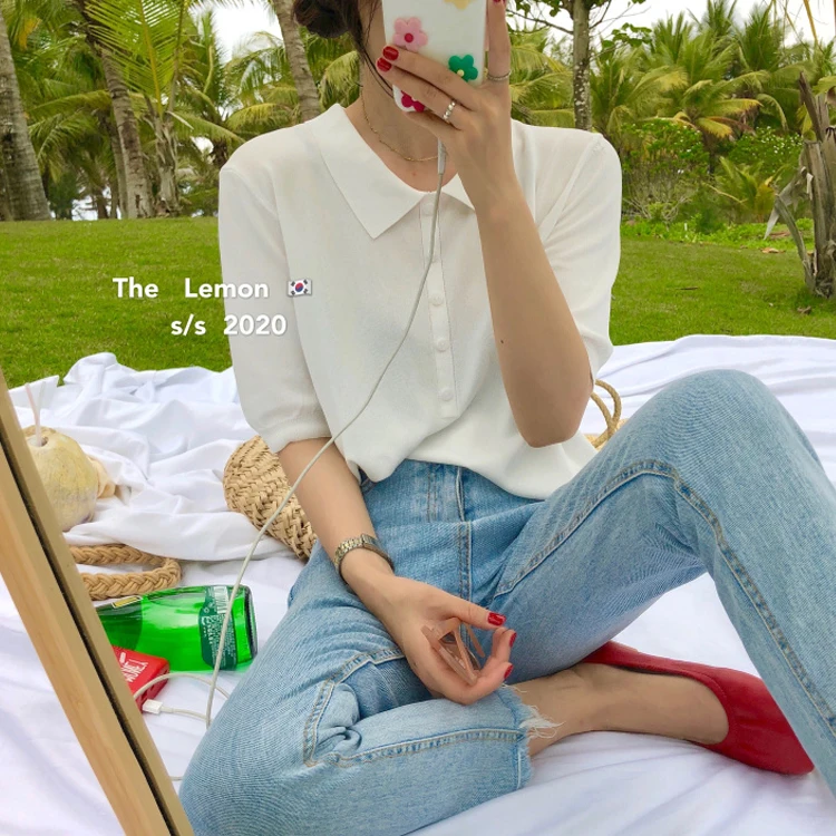 NEW Summer Top Sexy T Shirt Women 2020 Elasticity T-Shirt Korean Style Woman Clothes Slim Tshirt Female Casual short Sleeve Tops | Женская