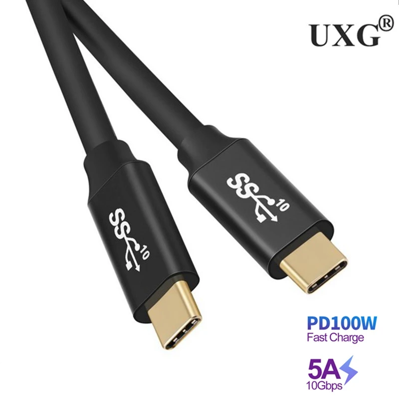 USB-кабель 3 2 Gen2 для VR Oculus Quest Тип C PD 100 Вт 4K видео совместимый с Thunderbolt Mac Pro Samsung S10 Huawei