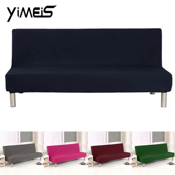 

Stretch Sofa Bed Slip Cover Full Fold Armless Elastic Futon Slipcover Couch Covers Armless Polyester/Spandex Parlour Room S,L