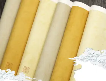 

10pc Retro Batik Rice Xuan Paper Calligraphy Poetry Calligraphy paper 34x46cm