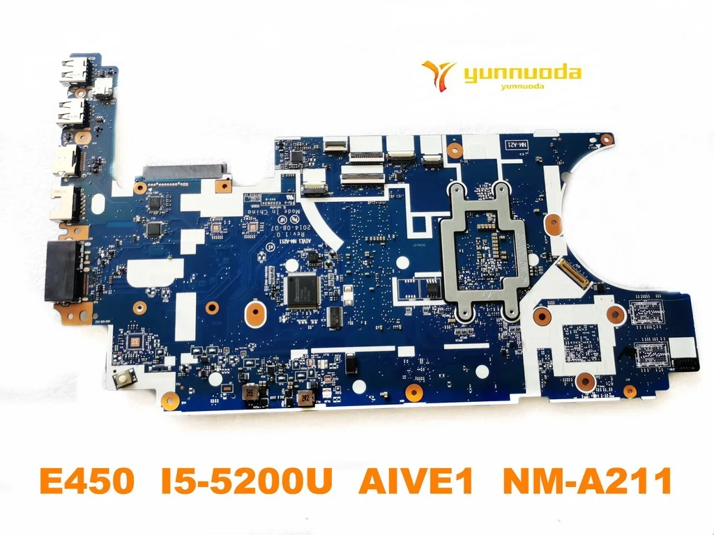 Оригинальная материнская плата для ноутбука lenovo E450 E450 I5-5200U AIVE1 NM-A211 протестирована