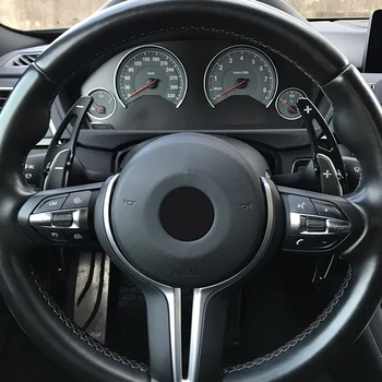 

2pcs Car Shift Paddle Aluminum Car Steering Wheel Shift Paddle Extension Shifter Car Accessories For BMW M2/M3/M4/M5/M6/X5M/X6M
