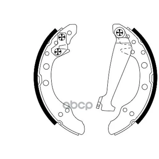 Колодки Тормозные Барабанные, Комплект Hella 8db355001311 HELLA арт. 8DB355001311