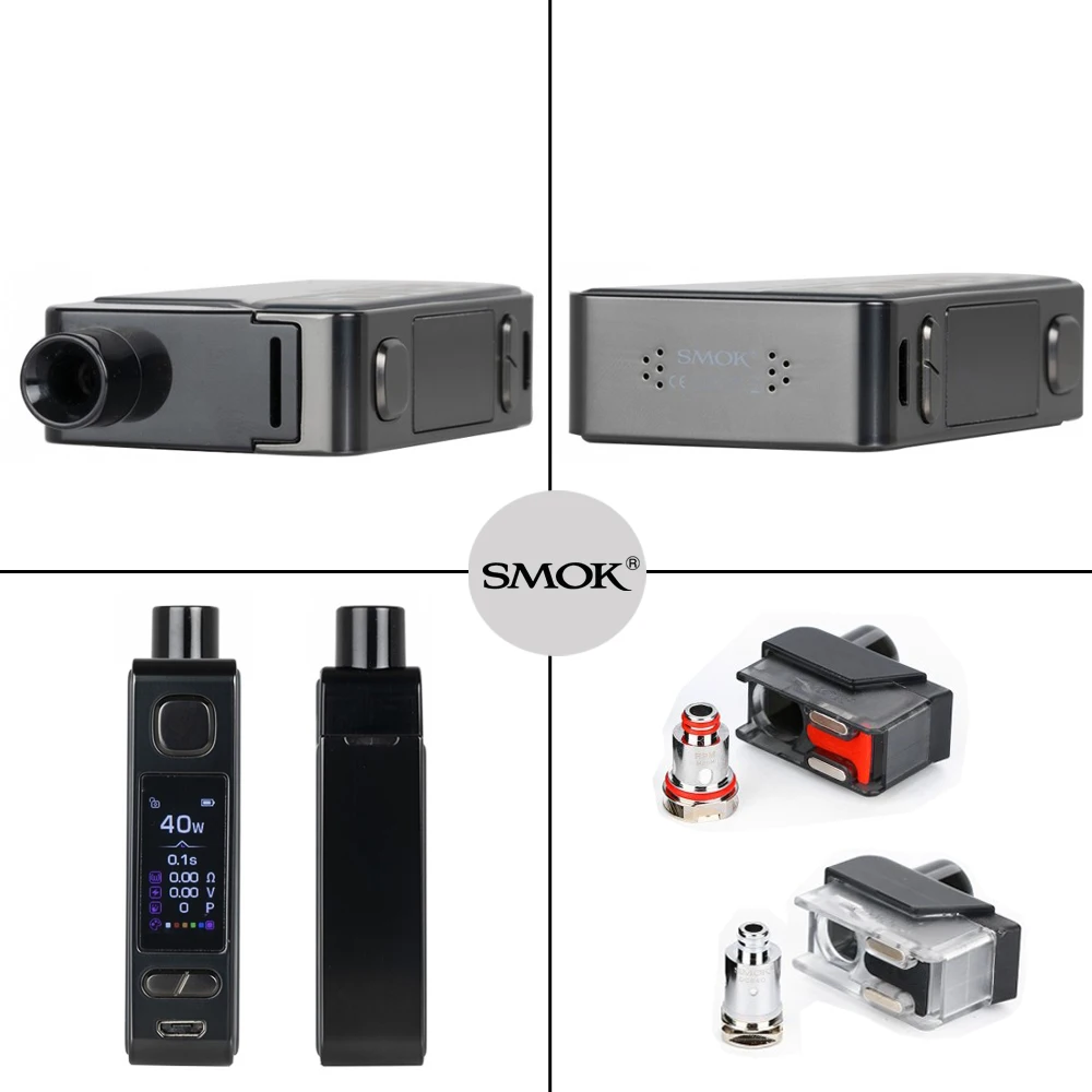 Оригинальный набор SMOK Fetch Mini 40 Вт электронная сигарета аккумулятор 1200 мАч вейп