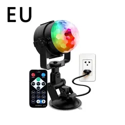 Lumières Disco rotatives à 3 Modes, son activé, lumières stroboscopiques de noël pour maison et Club, lumières de fête 