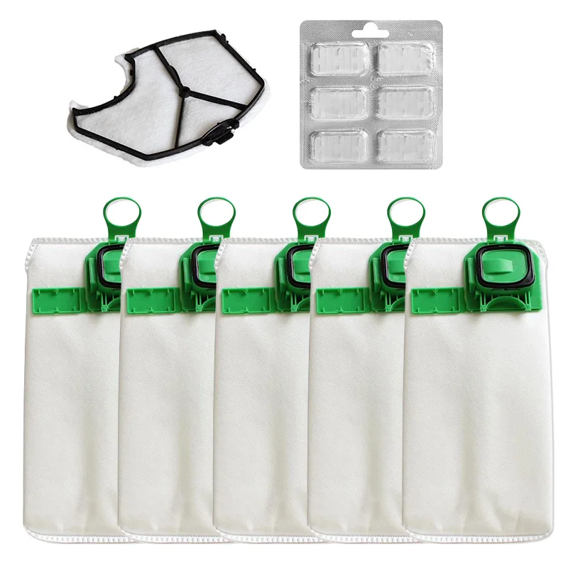 

Dust Bags Filter Kit For Vorwerk Kobold VK 140 150 Vacuum Cleaner Parts For Home Cleaning Household Clean Up