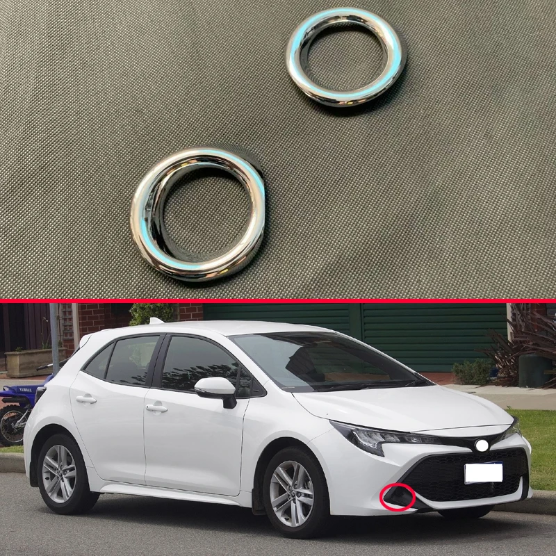 Передняя противотуманная фара для 2019 2020 Toyota Corolla E210 Sport Hatchback Auris ABS Chrome | Автомобили
