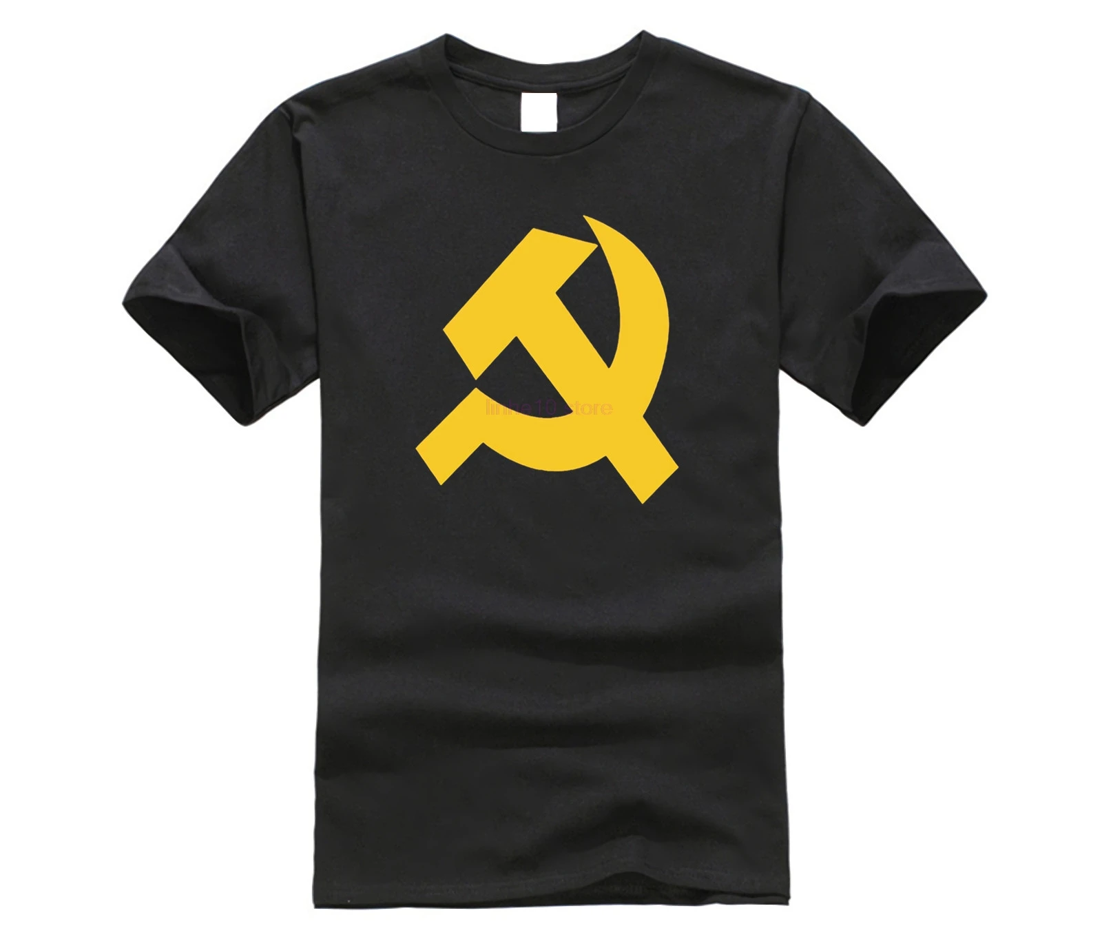 

Soviet Union USSR Print T Shirts 2020 Summer 100% Cotton Men T-shirt CCCP Sickle and Hammer Tshirt Top Quality Tees