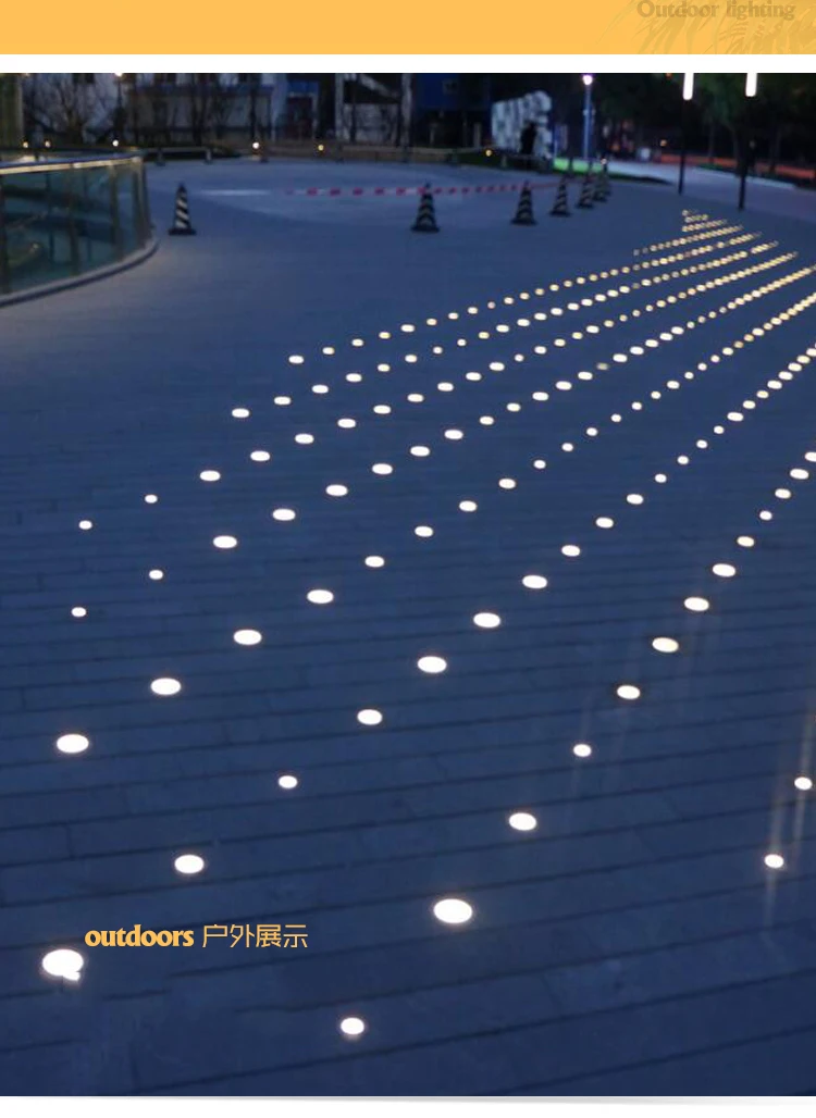 Tanie Wodoodporna 5W 10W 3W LED światło podziemne ziemi ścieżka ogrodowa lampa podłogowa sklep