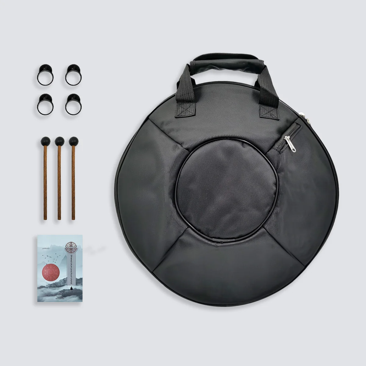 AS TEMAN TANK DRUM UNIVERSE SERIES STARLIGHT HAND PAINTED NITRIDING 14NOTES C MINOR HANDPAN DRUM WITH GIFT SET SUITABLE FOR YOGA