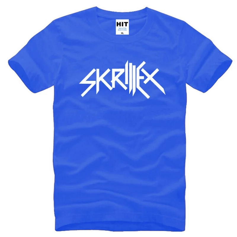 New Skrillex T Shirt Men Fashion Rock Band Hip Hop Printed Men's T