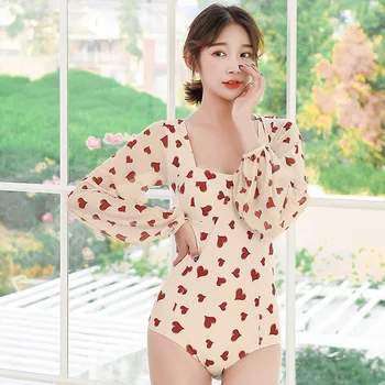 

One-Piece Swimwear For Women Swimsuit Full One Piece Female Plus Size Swimsuits Onepiece Print 2019 New Thin Hot Bathing Suit