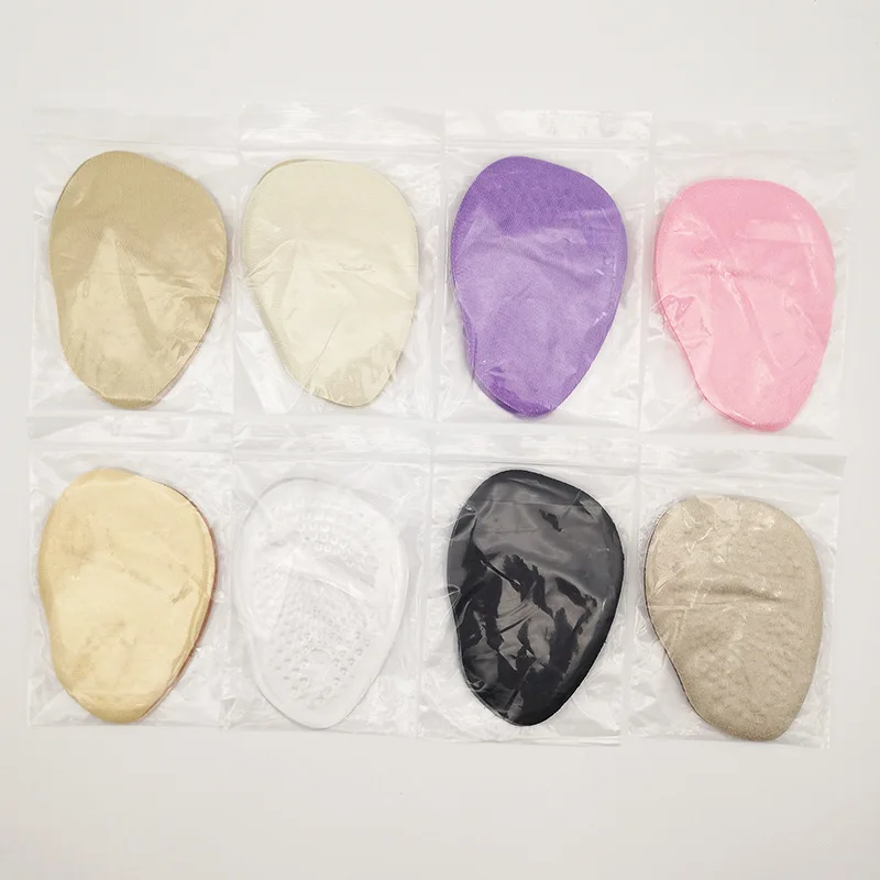 1 Pair Elastic Gel Forefoot Insoles Women Female High Heel Shoes Non-Slip Shoe Pad Orthotic Arch Support Gel Cushion