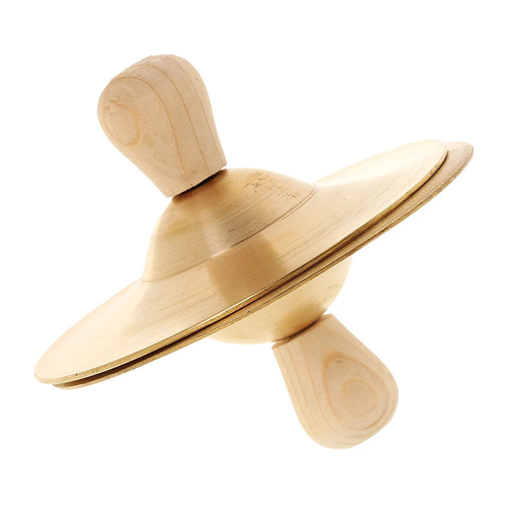 6inch Tambourine Wooden Drum Head with Cymbal Kids Music Learning Toy |