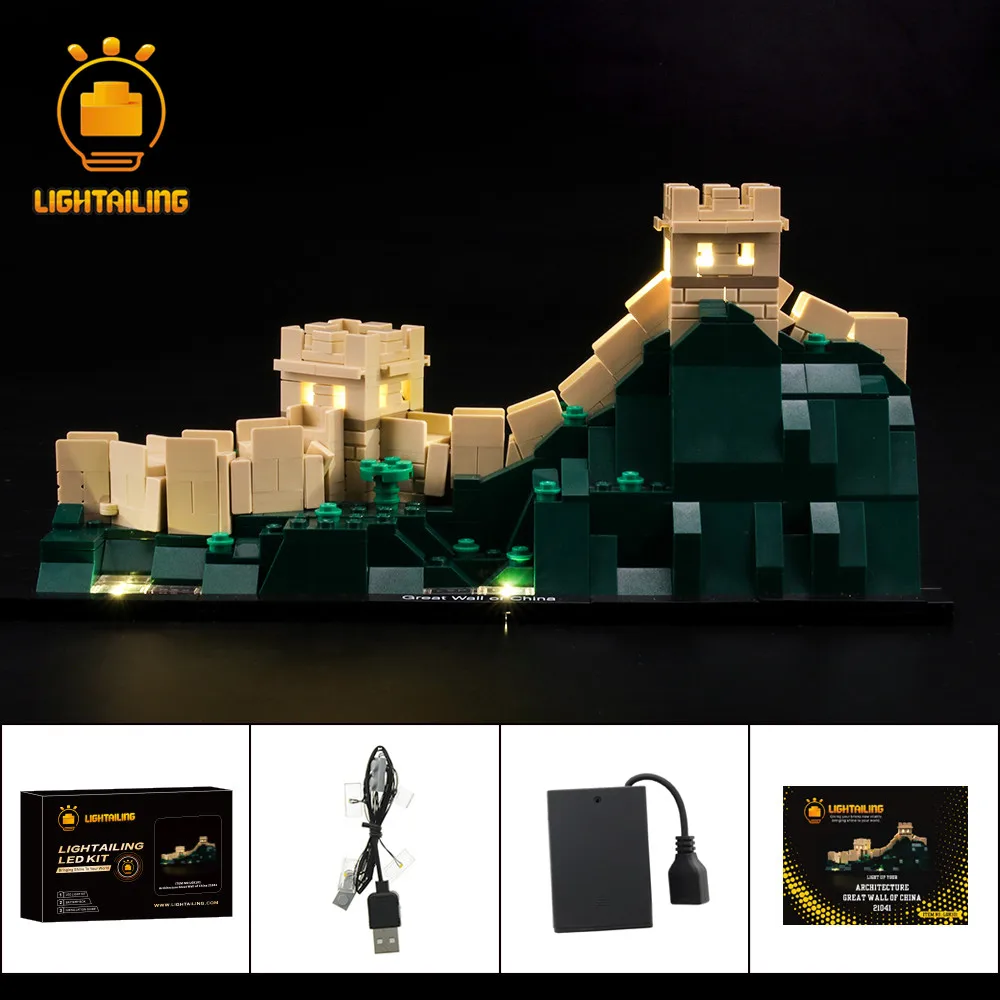 

LIGHTAILING LED Light Kit For 21041 Architecture Great Wall of China Building Blocks Lighting Set Only