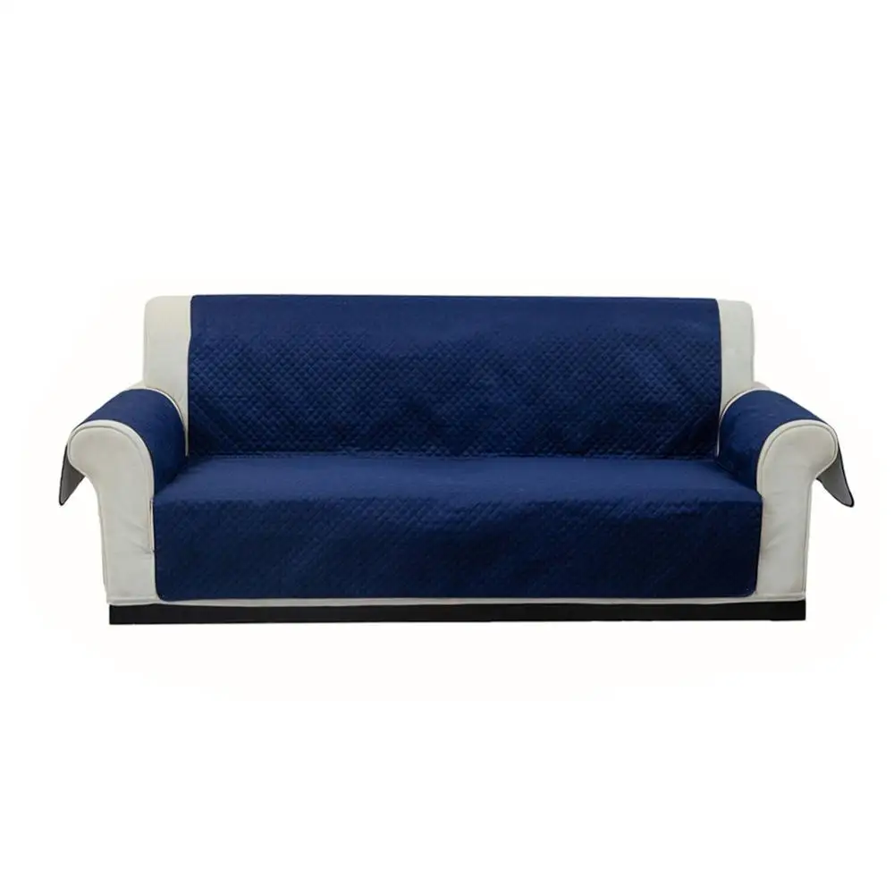Dark blue 3 Seat Водонепроницаемый чехол для дивана Защитная крышка для дивана Чехлы из бесшовбесшовбесшовбесшовковковковковковковковковковковковковковковковковковковковковковковковковковковковковковбойский материал - Цвет: Dark blue 3 Seat