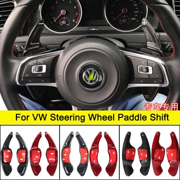 

Car Steering Wheel Paddle Extend DSG Direct Shift Gear Paddle Extension For VW Tiguan Golf 6 MK5 MK6 Jetta GTI R20 R36