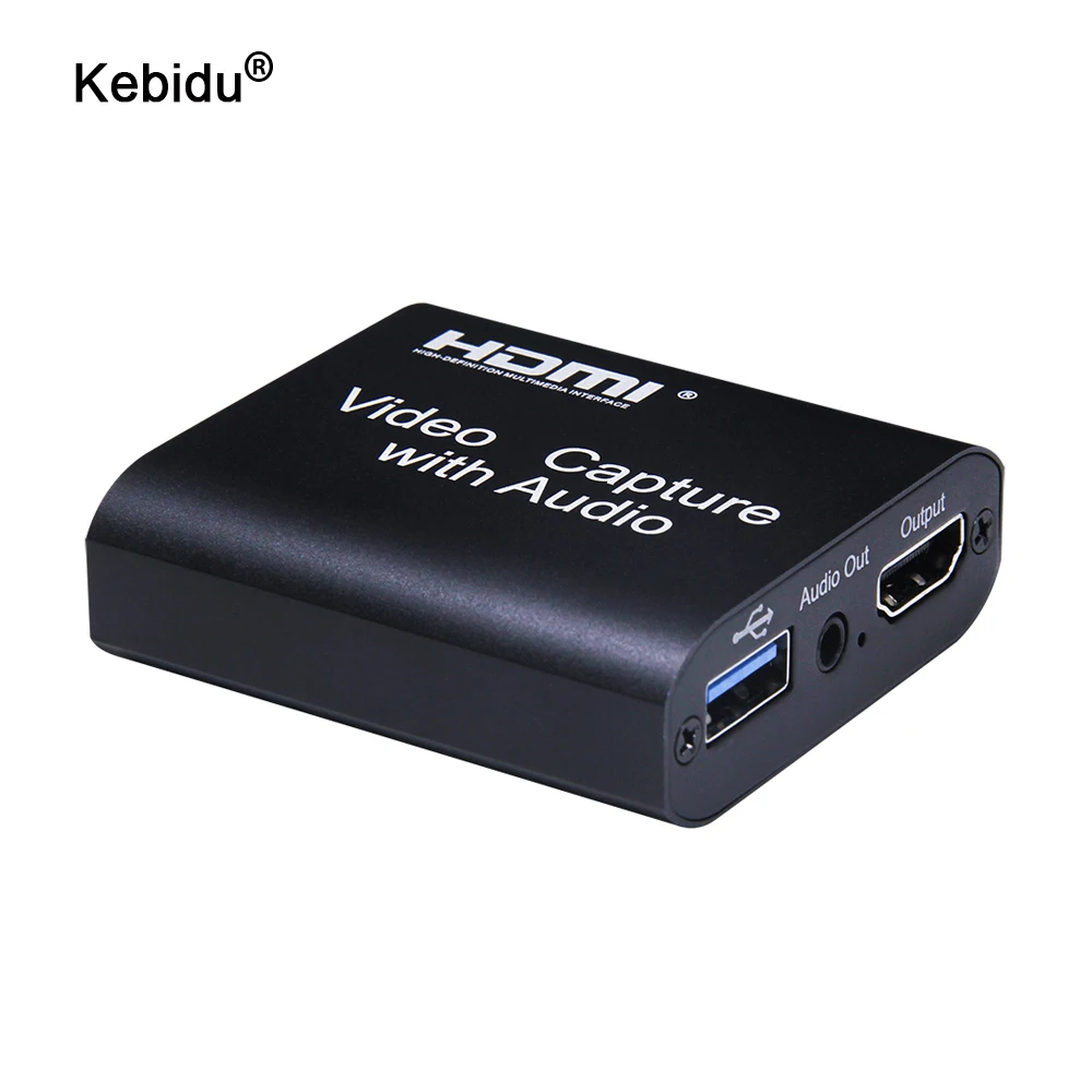 Карта видеозахвата 4K USB 2 0 с циклическим выходом коробка для записи видео ПК игр