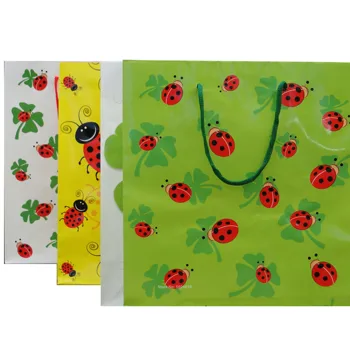 

Gift bags Bagland "Good Luck1", Paper-160g/m2, pack of Saving-12 To. Assorted, 26cm x 32cm x 10cm