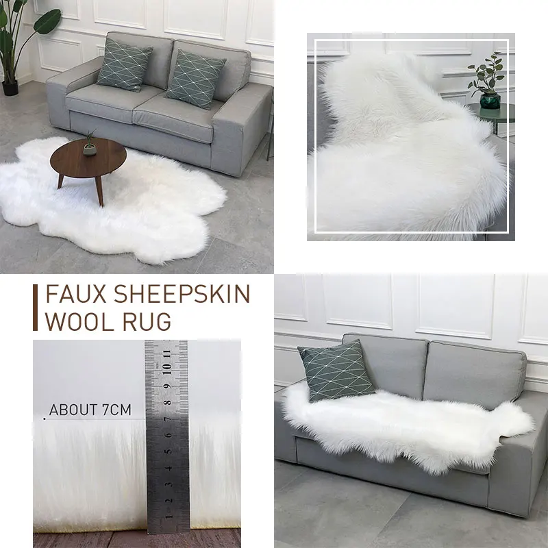 Разноцветные пушистые коврики 180X110 см Коврик для дома, жилая ковровое покрытие пола, противоскользящая шерсть, украшение для спальни, стула, дивана