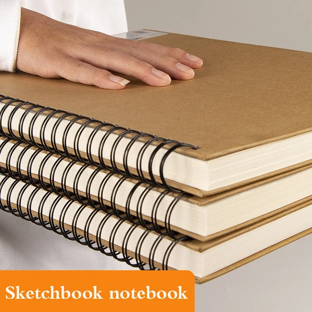 Sketchbook Cover Ideas Aesthetic  Coil Notebook Sketchbook Diary -  Notebooks Cover - Aliexpress