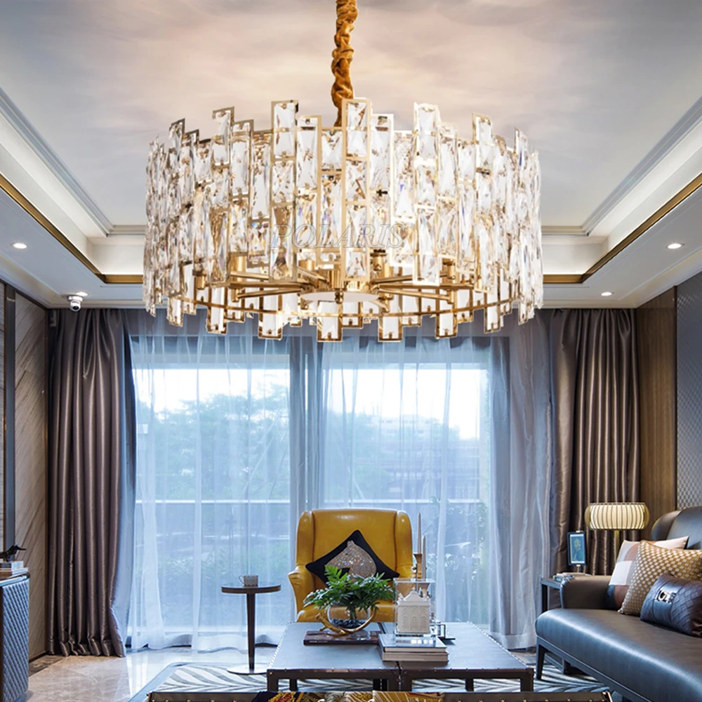 Modern Luxury Crystal Chandelier Lighting Fixture Contemporary Chandeliers Lamp Pendant Hanging Light Fixture Chandeliers Aliexpress