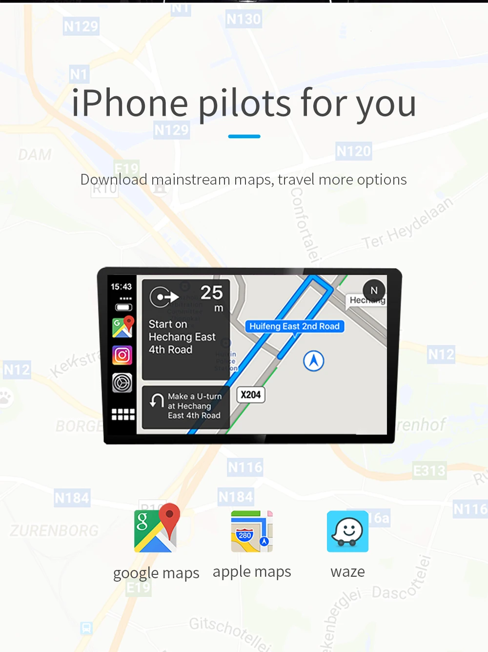 Carlinkit мультимедийный смарт-автомобиль модифицированный с Apple Carplay Android AutoBox для Mercedes NTG4.5 2012- iOS AirPlay Для Benzs