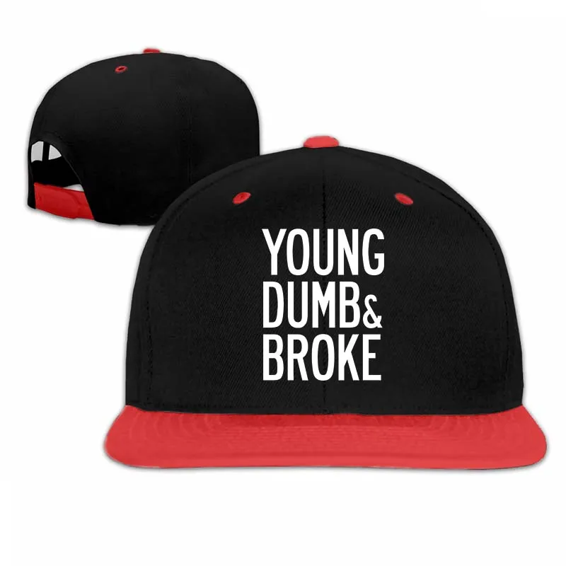 KHALID YOUNG DUMB& BROKE, бейсболка для мужчин и женщин, бейсболки, модная Регулируемая Кепка - Цвет: 5-Red