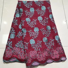 Новое поступление нигерийские бордовые кружевные ткани высокого качества Африканский французский Тюль кружевная ткань для женского платья с бисером