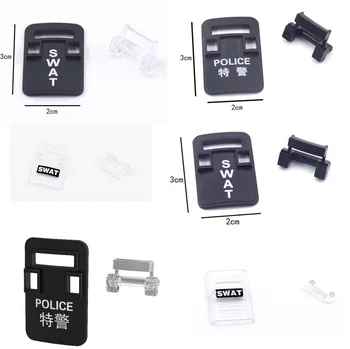 

Police SWAT Shield Military Series Weapon Accessories Brick City MOC Building blocks Parts playmobil Figures Childrens Mini Toy