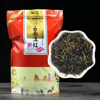 

2020 Black Tea Chinese Yunnan Dian Hong Tea The Premium DianHong Tea Beauty Slimming Diuretic Down Three Green Food Black Tea